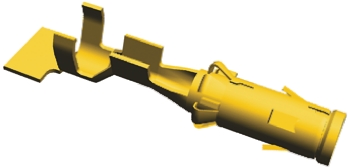TE Connectivity Female Crimp Circular Connector Contact, Wire Size 20 → 17 AWG
