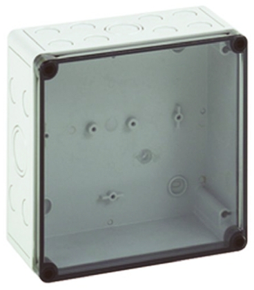 Spelsberg TK PC Series Grey Polycarbonate Enclosure, IP66, Transparent Lid, 182 x 180 x 90mm