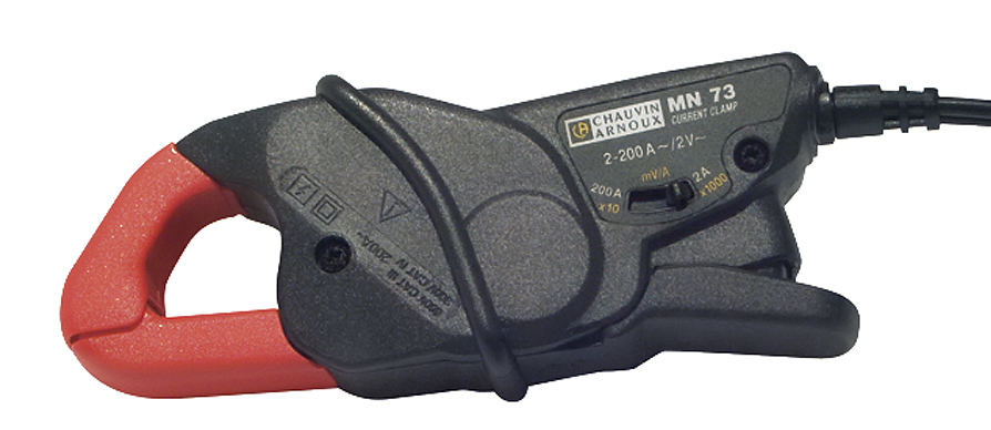 Chauvin Arnoux MN73 Current Clamp, AC Adapter, 200A ac AC Max, Current Output