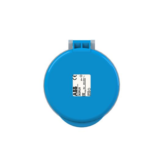 Amphenol Industrial, 2CMA1 IP44 Blue Panel Mount 3P+E Industrial Power Socket, Rated At 63A, 250 V