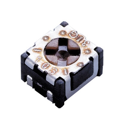 SMD Trimmer Potentiometer 0.1W Top Adjust Nidec Components