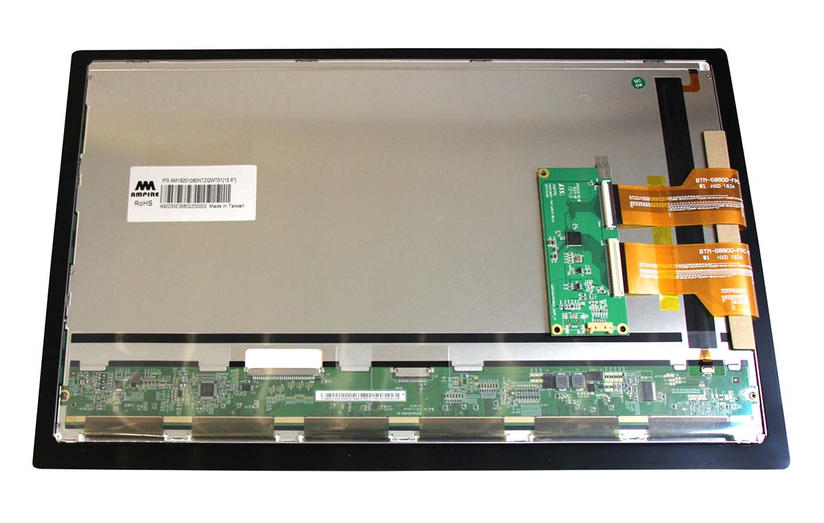 Ampire AM-19201080NTZQW-T01 TFT LCD Module / Touch Screen, 15.6in, 1920 x 1080pixels