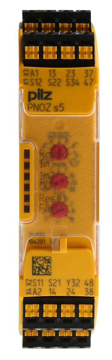 Pilz PNOZsigma PNOZ s5 C Safety Relay 48 → 240V ac/dc, Dual-Channel 2 Safety Contacts