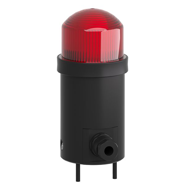 Schneider Electric Harmony XVD Optimum Series Red Signal Tower, 1 Lights, 230 V, Base Mount