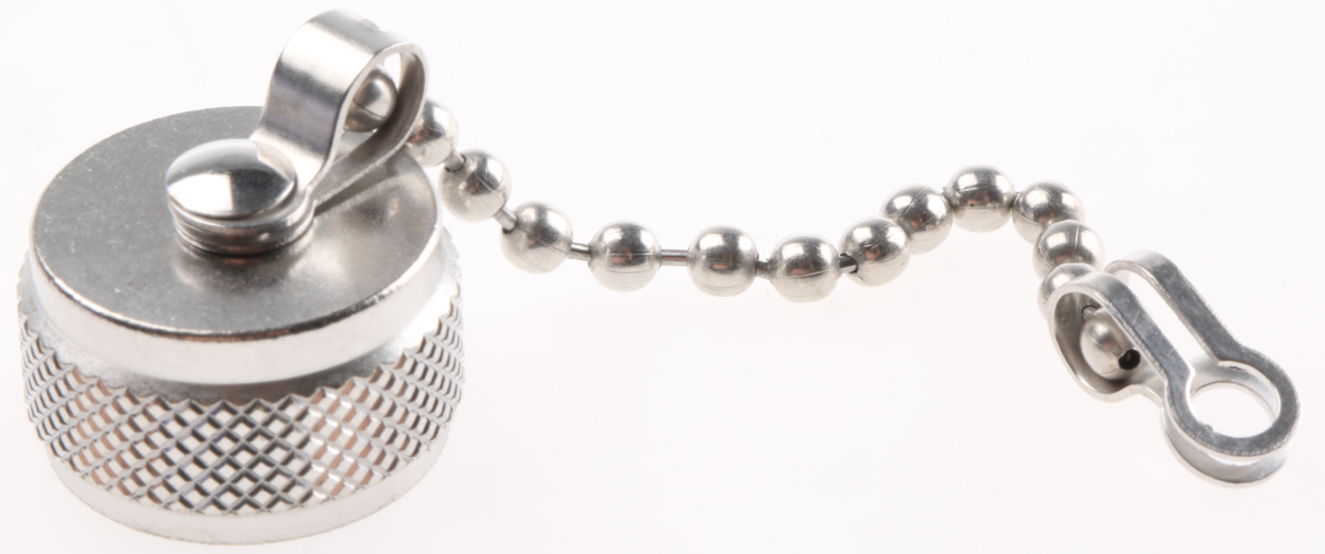 Radiall RF Connector Dust Cap for N Type Connector Male  Cord Included