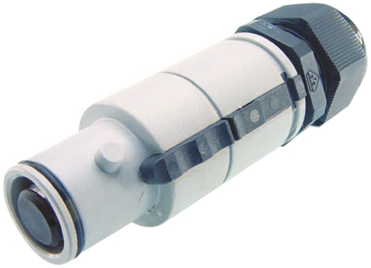 ITT Cannon, Veam Snaplock IP65 Blue Cable Mount 1P Industrial Power Plug, Rated At 250A, 1.0 kV