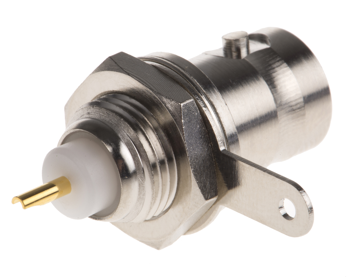Amphenol RF, Jack Panel Mount BNC Connector, 75Ω, Solder Termination, Straight Body