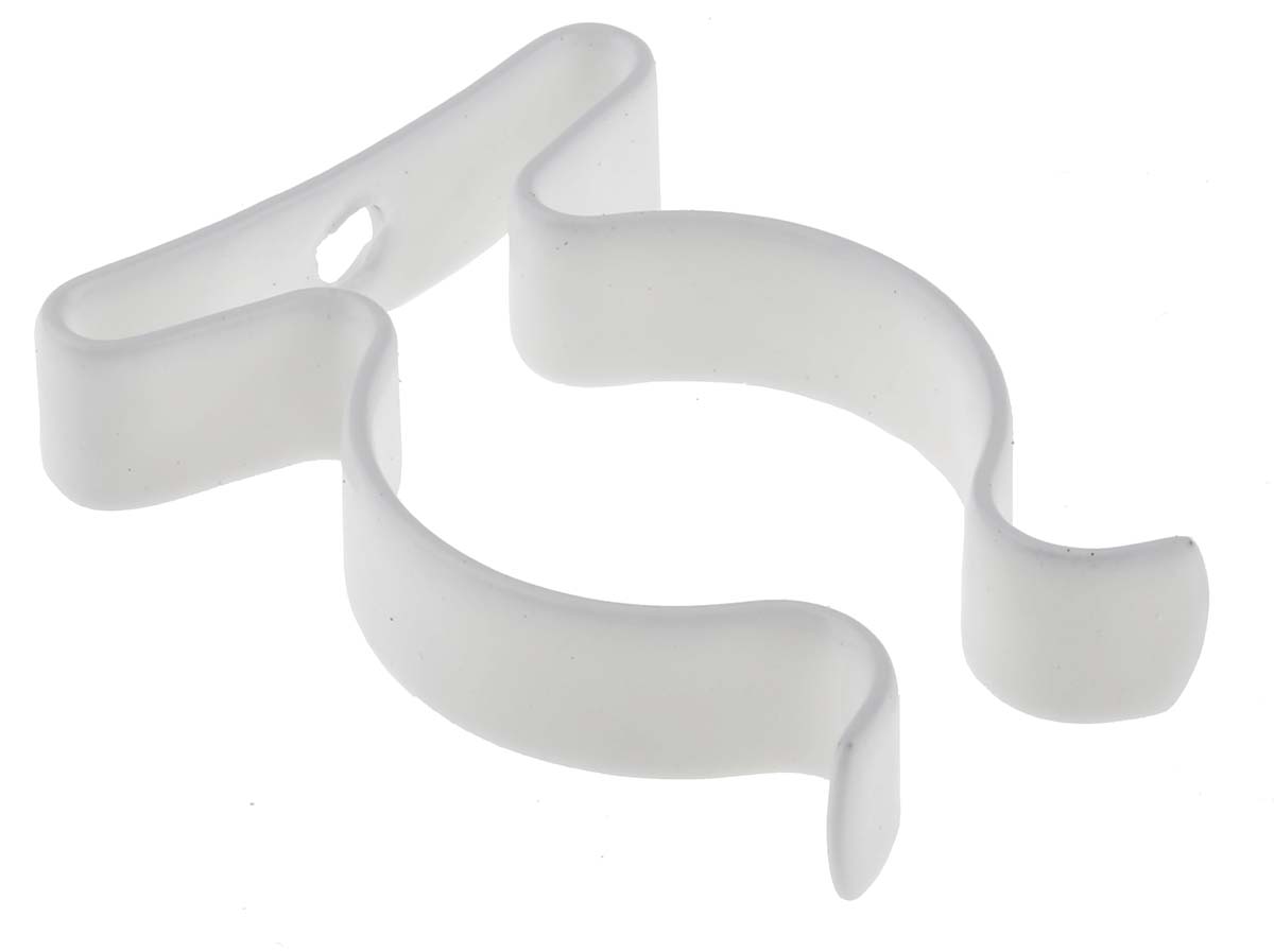 RS PRO 25.4mm Steel Spring Clip, 30.16mm x 7.94mm x 41.28mm, 4BA