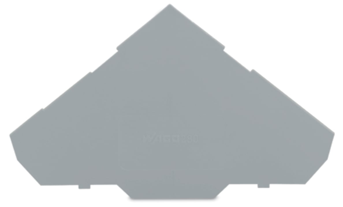 WAGO 280 Series End And Intermediate Plate for Use with Triple Deck Terminal Blocks