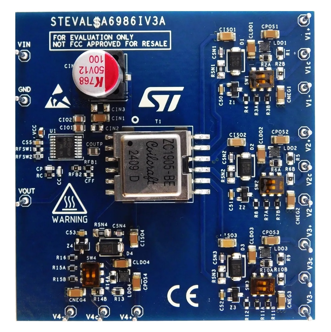 STMicroelectronics Isobuck Boost Converter Buck-Boost Converter for ST A6986I for 3-Phase Inverters