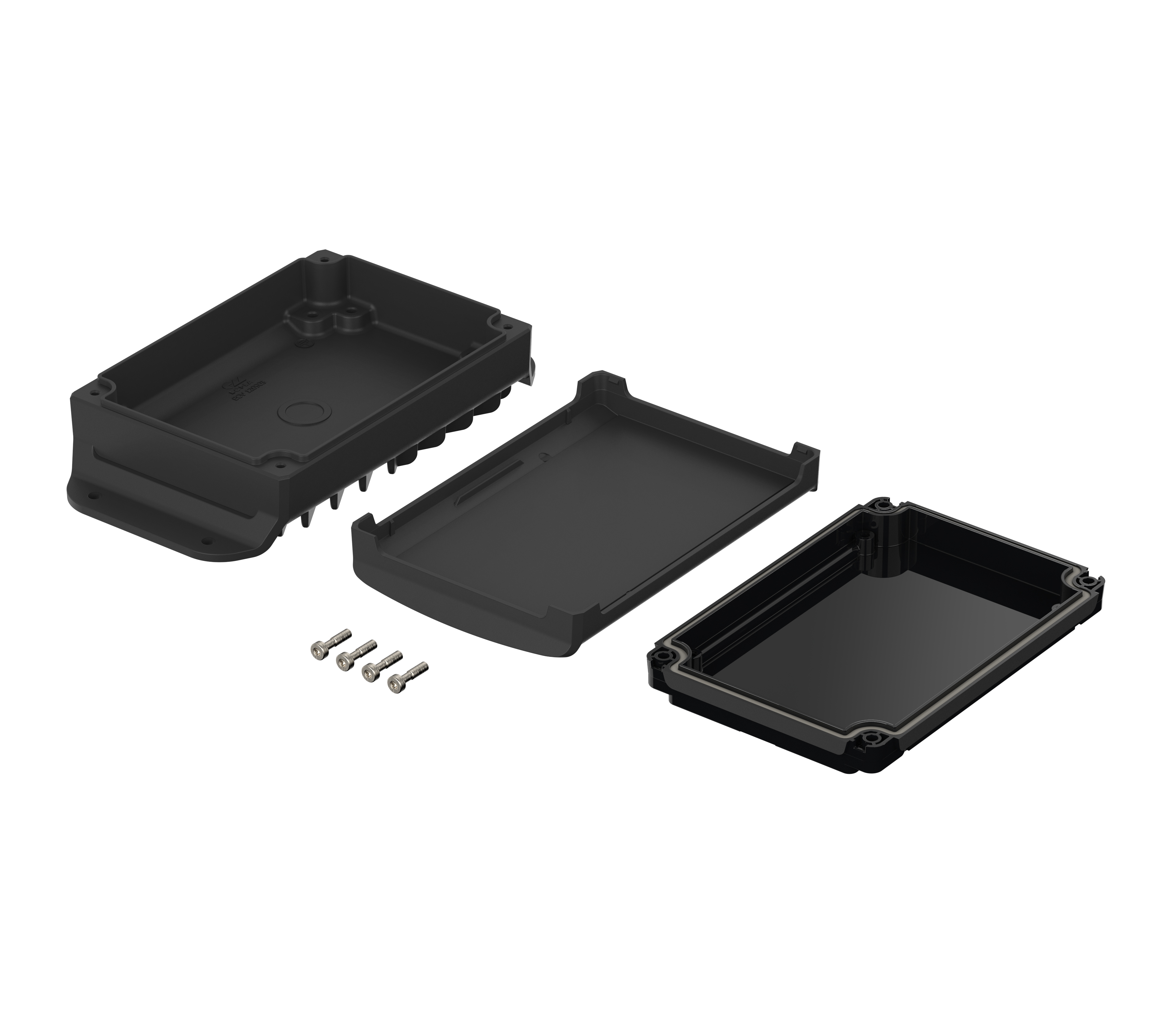 Bopla BoVersa Series Black Polycarbonate General Purpose Enclosure, 162 x 88 x 45.5mm