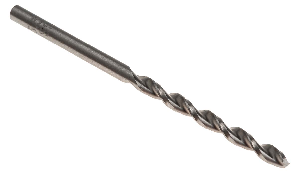 RS PRO HSS Twist Drill Bit, 3.3mm Diameter, 65mm Overall