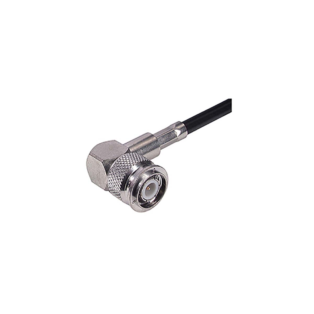 Huber+Suhner 16_TNC-50-3-18/133_NE Series, Plug Cable Mount TNC Connector, 50Ω, Crimp Termination, Right Angle Body
