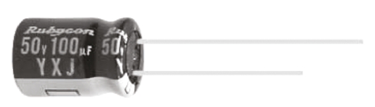 Rubycon 220μF Aluminium Electrolytic Capacitor 16V dc, Radial, Through Hole - 16YXJ220M6.3X11