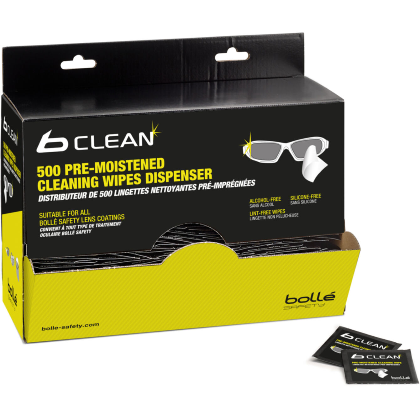 Bolle Safety PACW500 Lens Cleaning Tissue 500wipes