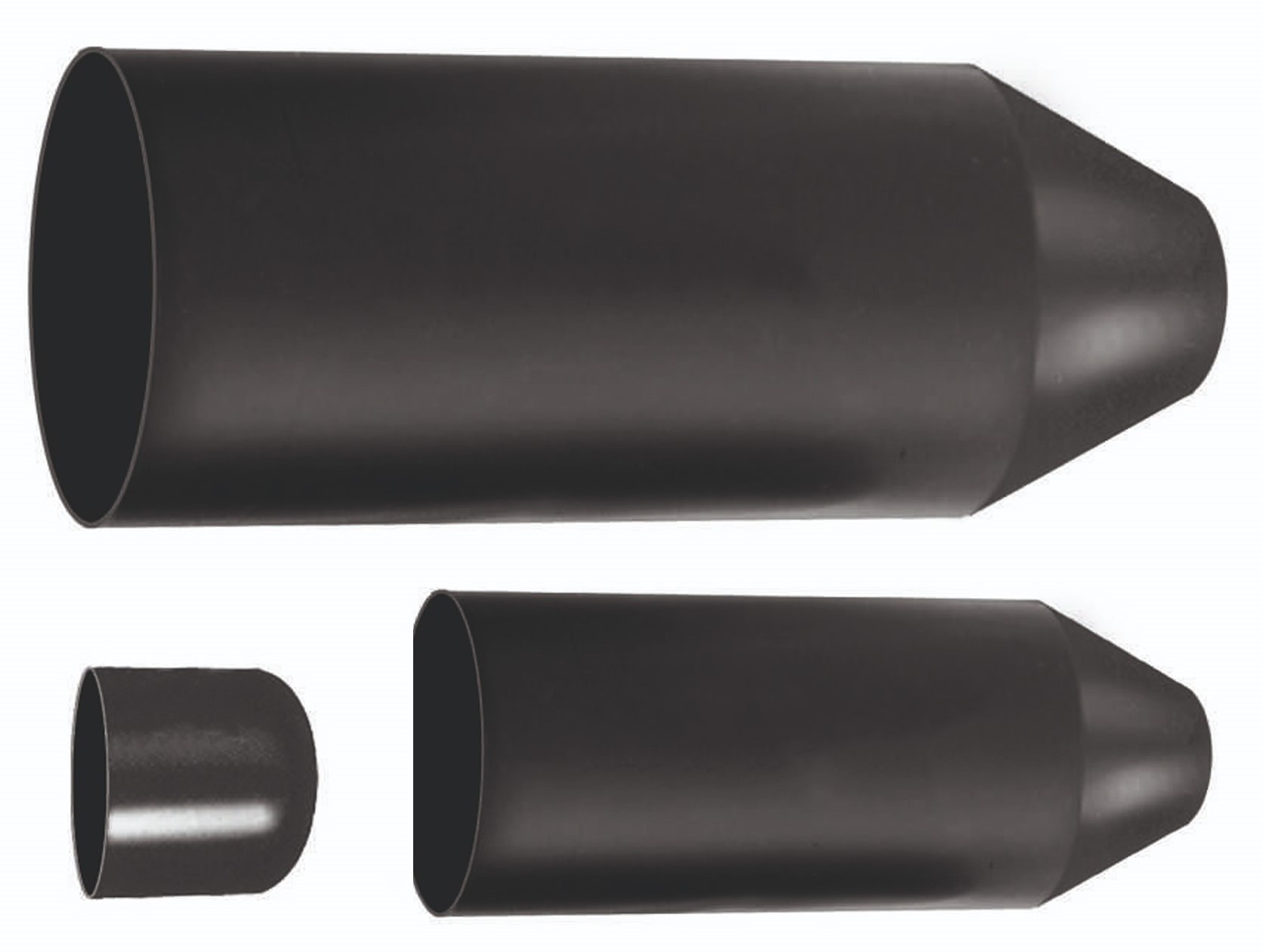 RS PRO Adhesive Lined Halogen Free Heat Shrink Sleeving, Black 53mm Sleeve Dia. x 160mm Length 2:1, 3:1 Ratio
