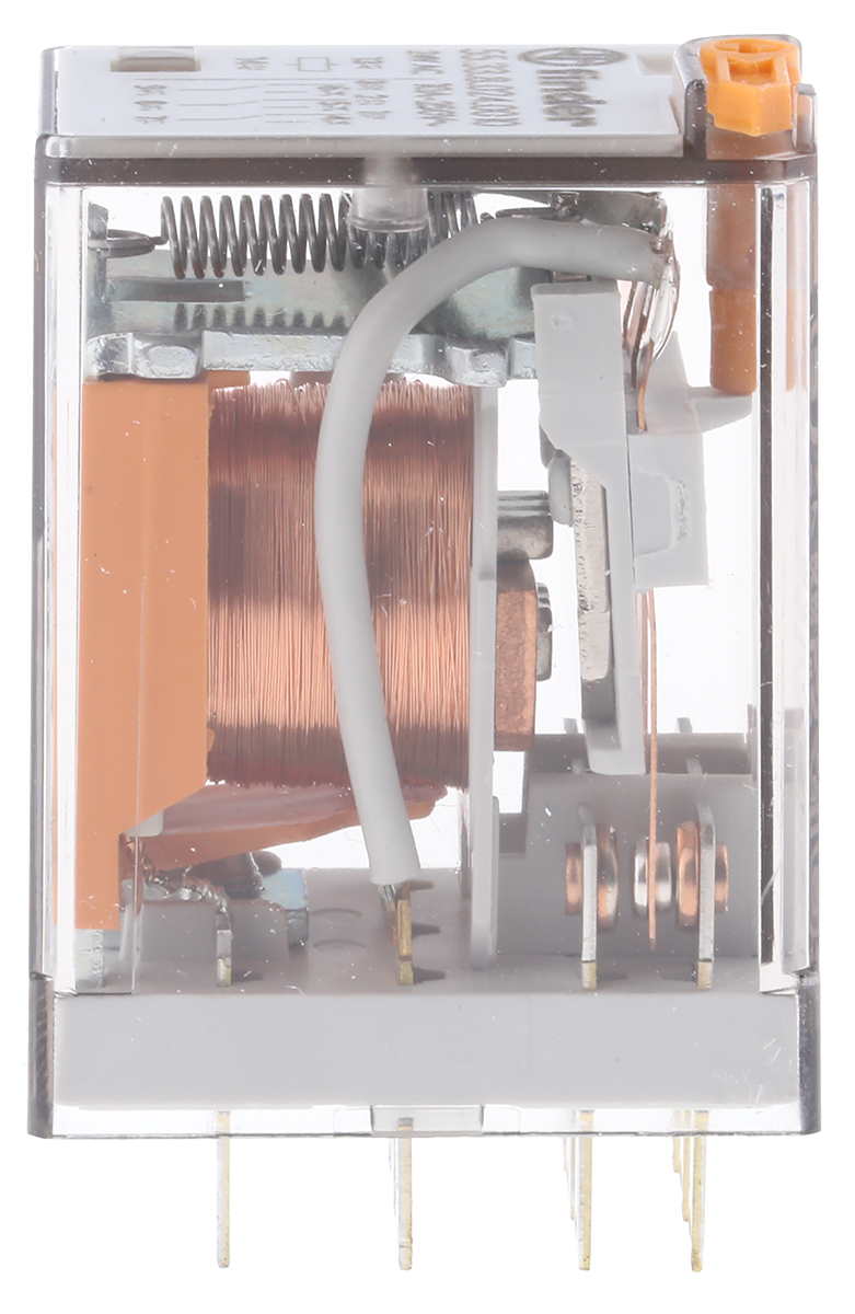 Finder Plug In Power Relay, 24V ac Coil, 10A Switching Current, 3PDT