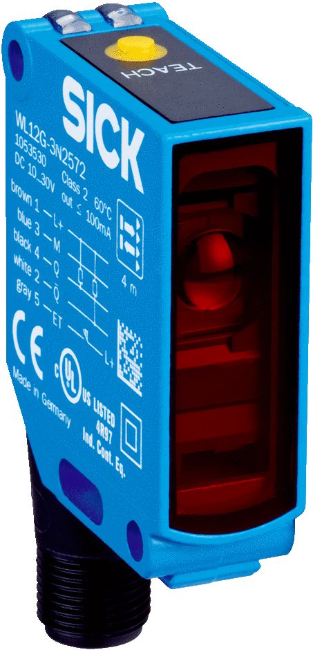 SICK Retroreflective Photoelectric Sensor, Block Sensor, 0 → 4 m Detection Range