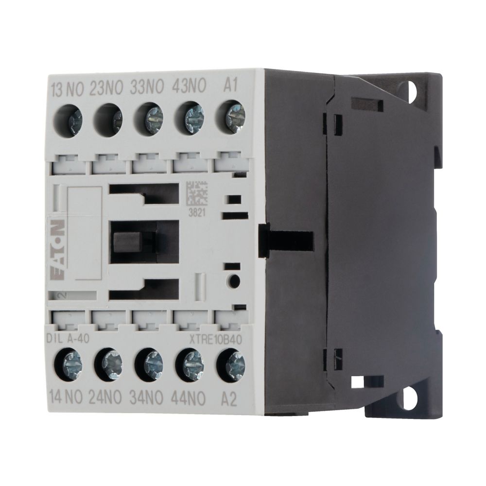 Eaton DILA relays Contactor Relay, 110 V Coil, 4-Pole, 4 A 120 V ac, 4 NO, 415V