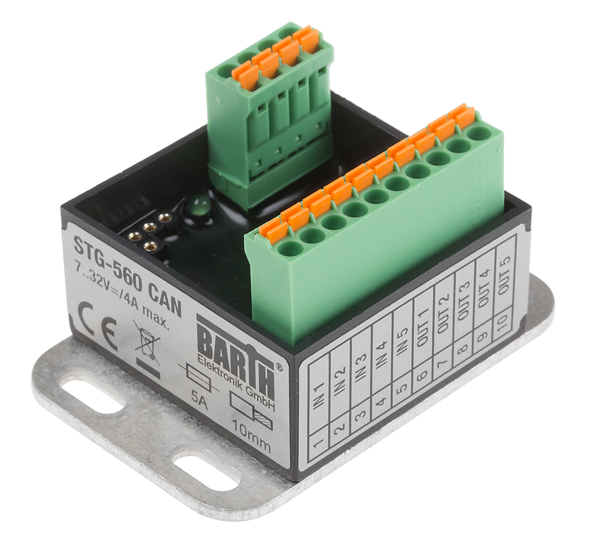 BARTH lococube mini-PLC Series PLC I/O Module for Use with STG-560, 7 → 32 V dc Supply, Digital, PWM, Solid