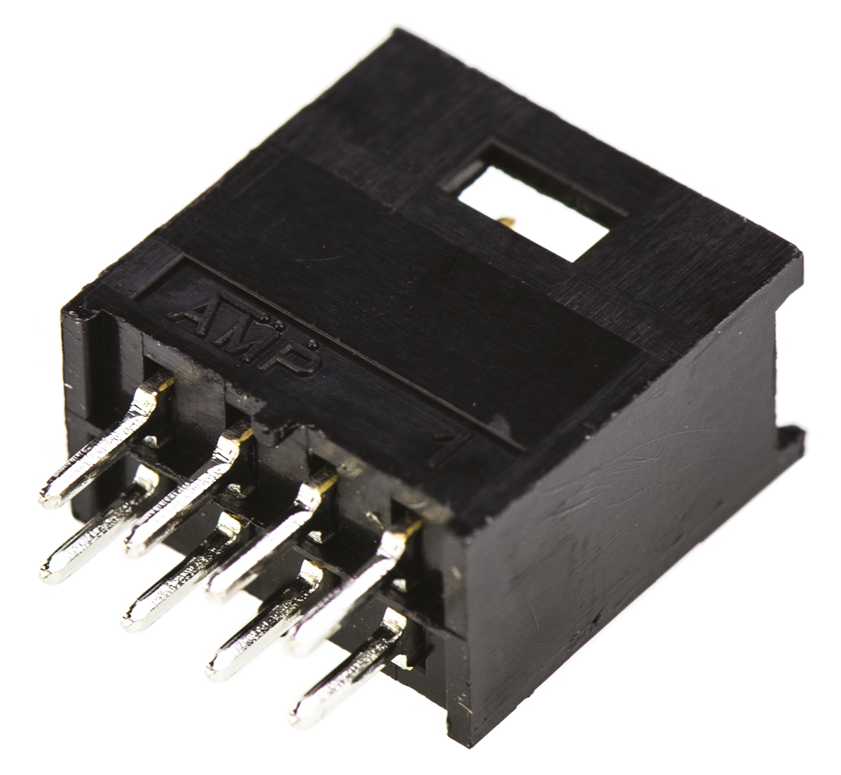 TE Connectivity AMPMODU MOD II Series Straight Through Hole PCB Header, 8 Contact(s), 2.54 mm Pitch, 2 Row, Shrouded