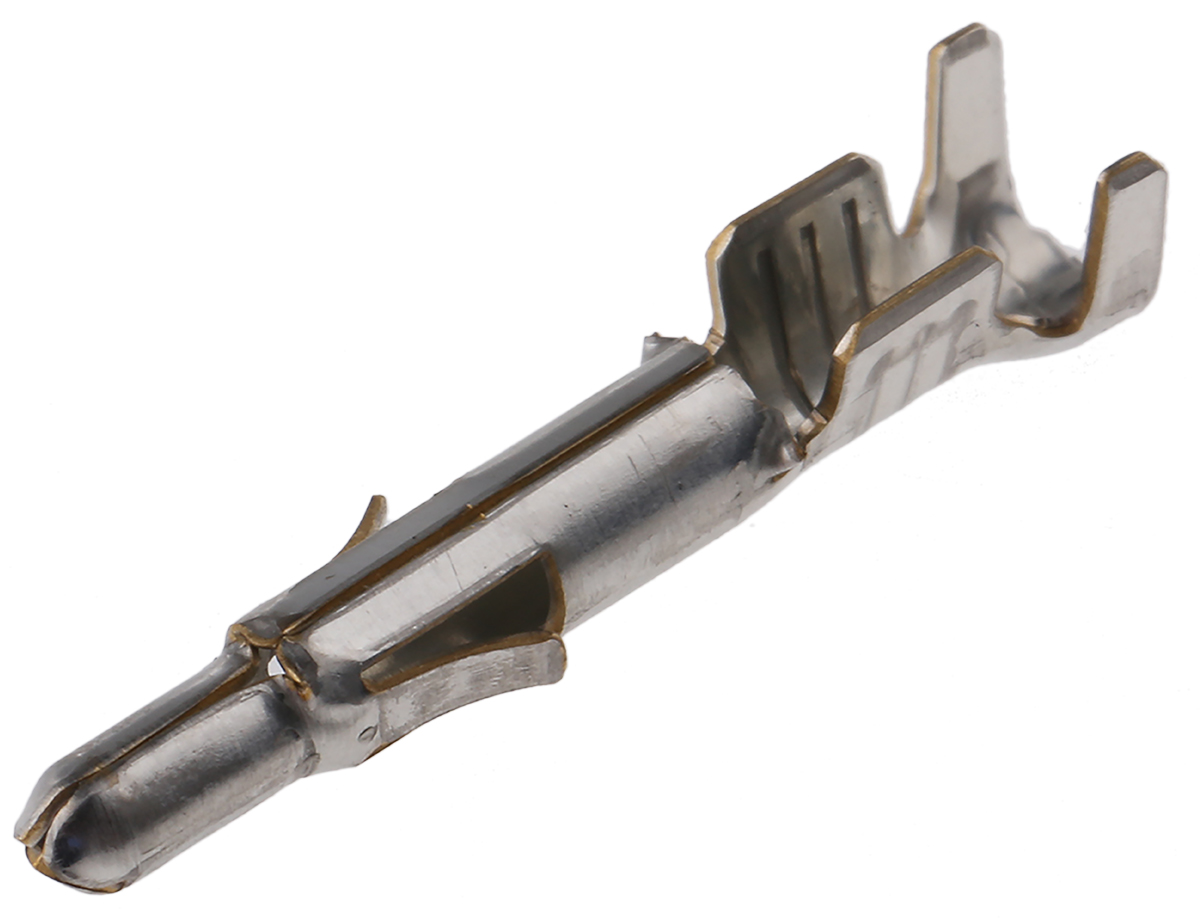 TE Connectivity Universal MATE-N-LOK Series Male Crimp Terminal, 20AWG Min, 14AWG Max