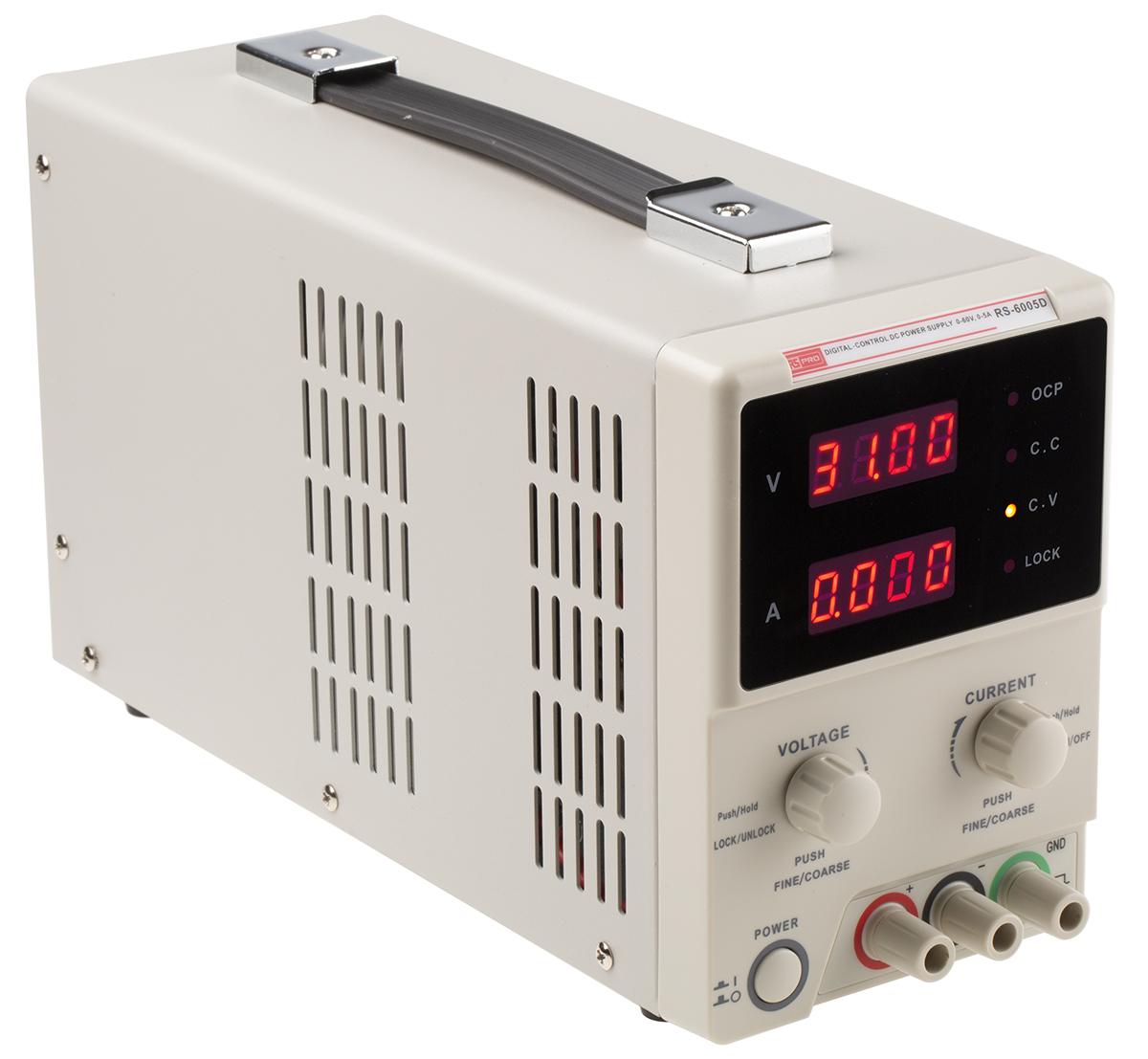 RS PRO Digital Bench Power Supply, 0 → 60V, 0 → 5A, 1-Output, 300W - RS Calibrated