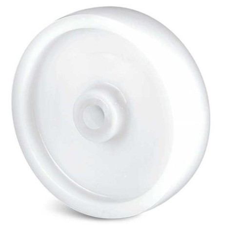 Guitel Hervieu White Polypropylene Impact Resistant Trolley Wheel, 50kg