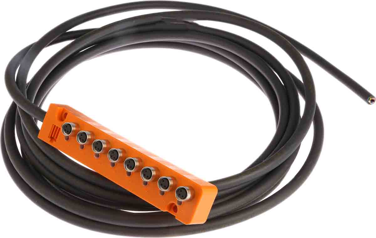 Lumberg Automation ASB Series Sensor Box, M8, 5m cable, 8 port