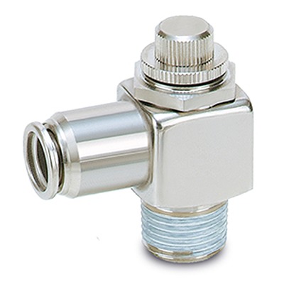 SMC ASG Series Threaded Pneumatic Silencer & Exhaust Restrictor Function Fitting, R 1/4 Inlet Port, 8mm Tube Inlet
