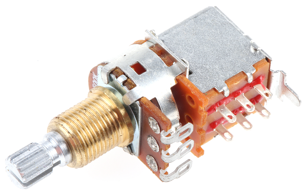 Bourns PDB183-GTR 500kΩ Rotary Potentiometer 1-Gang Panel Mount, PDB183-GTR01-504A2