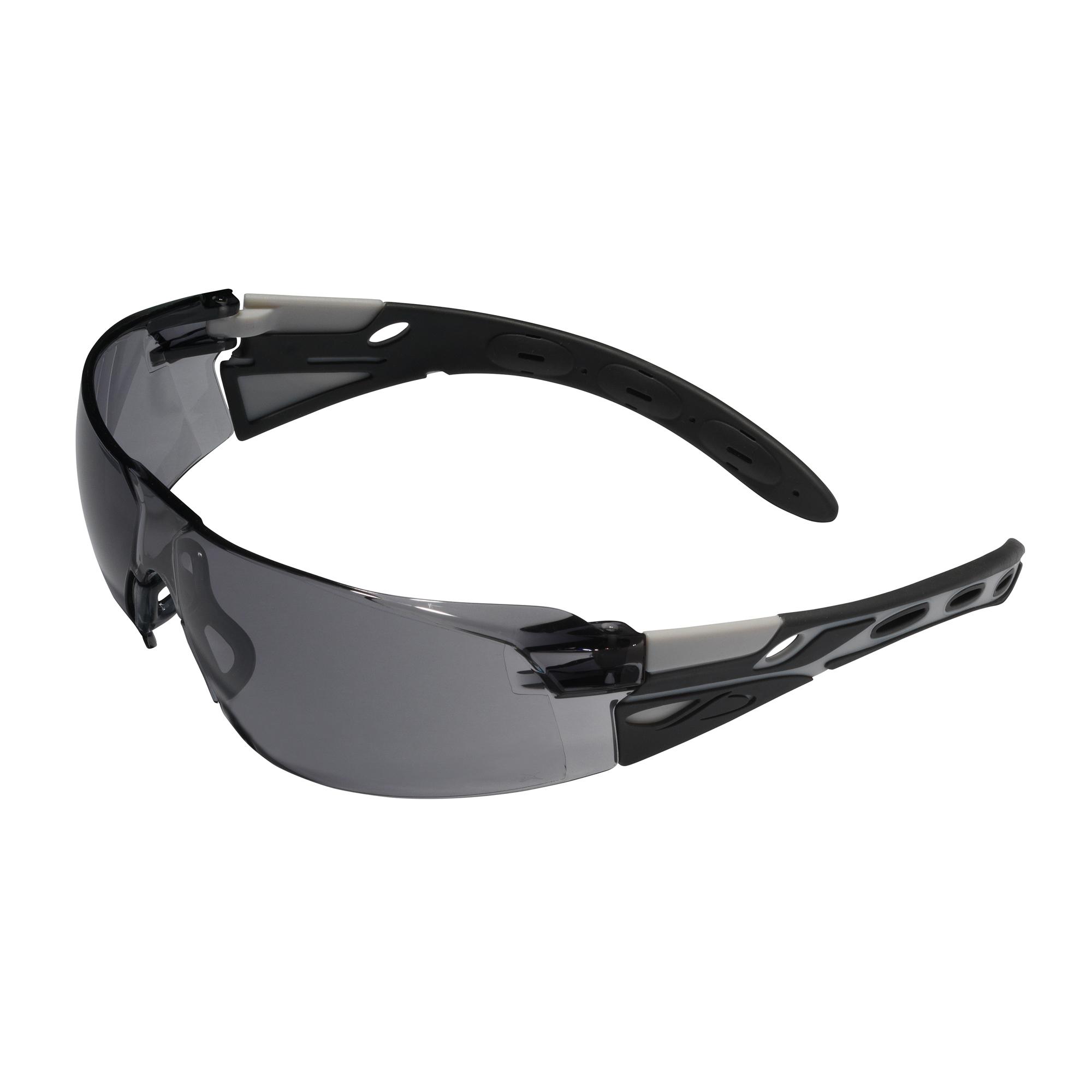 JSP EIGER Anti-Mist Safety Spectacles, Smoke Polycarbonate Lens