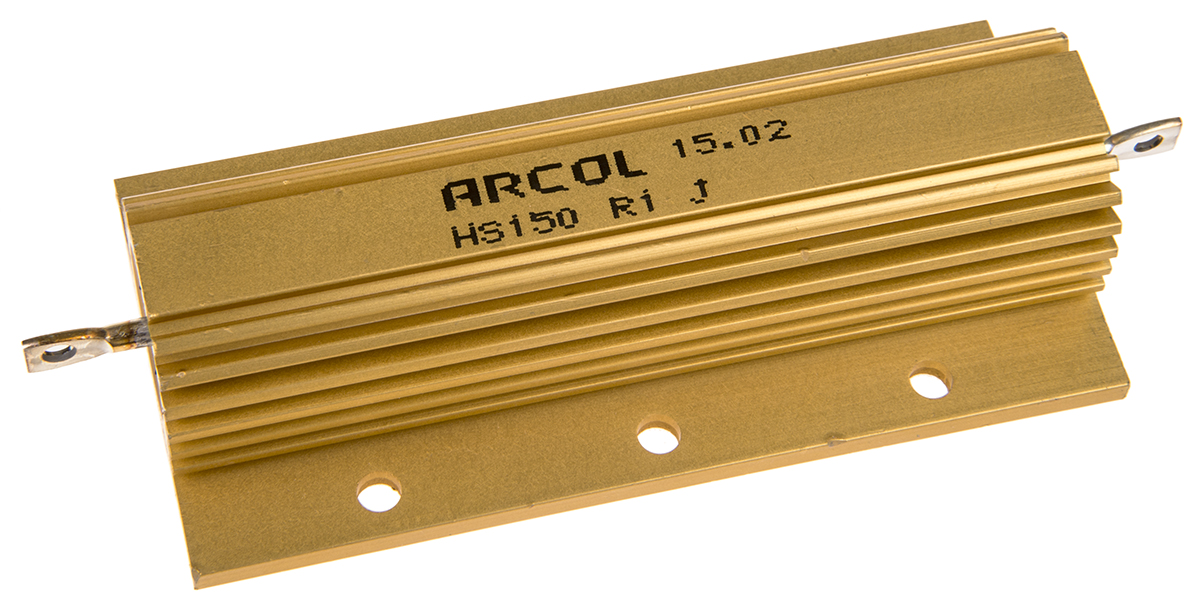 Arcol, 100mΩ 150W Wire Wound Chassis Mount Resistor HS150 R1 J ±5%