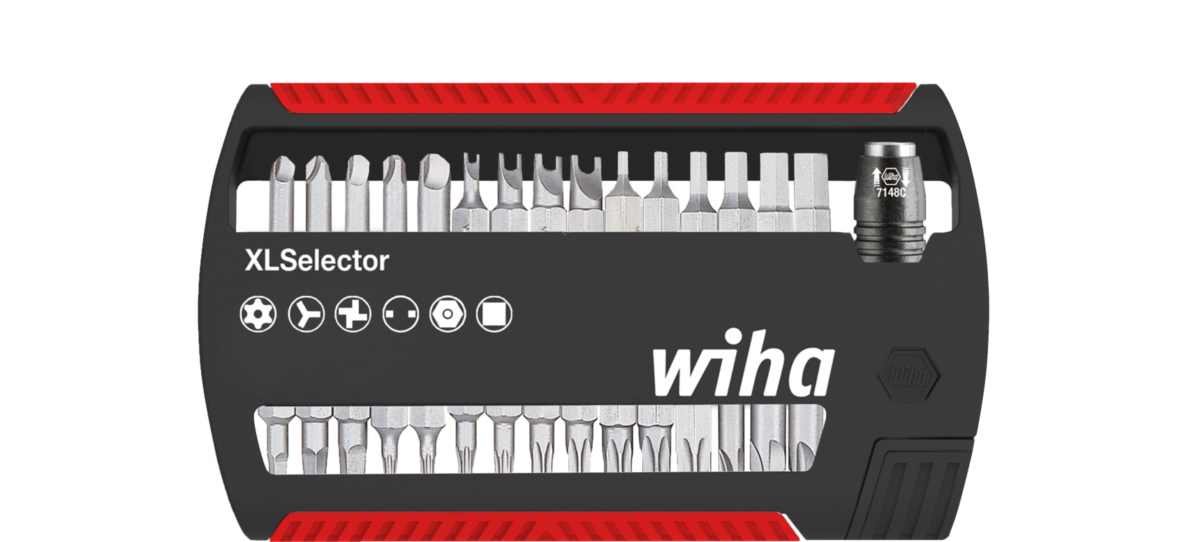 Wiha Bit Set 31 Pieces, Hexagon, Spanner, Torq-Set, Torx, Tri-Wing