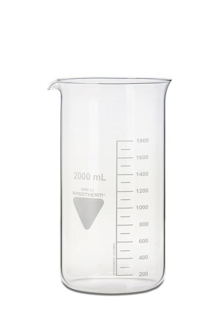 RS PRO Borosilicate Glass 2L Beaker