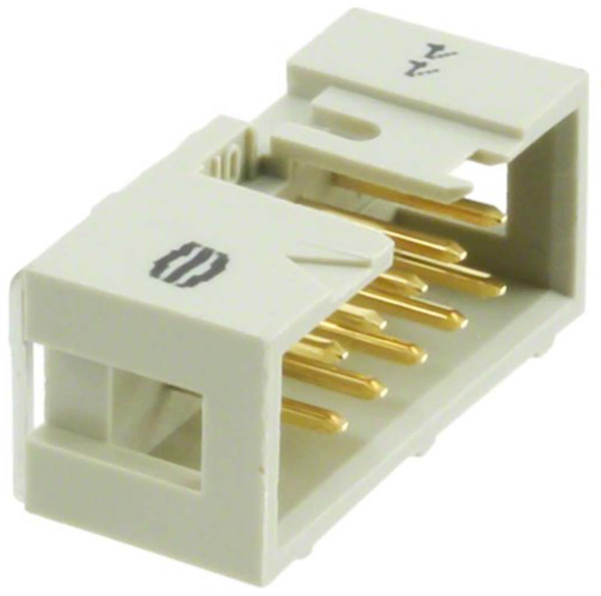 HARTING SEK 18 Series Right Angle Through Hole PCB Header, 10 Contact(s), 2.54 mm Pitch, 2 Row, Shrouded