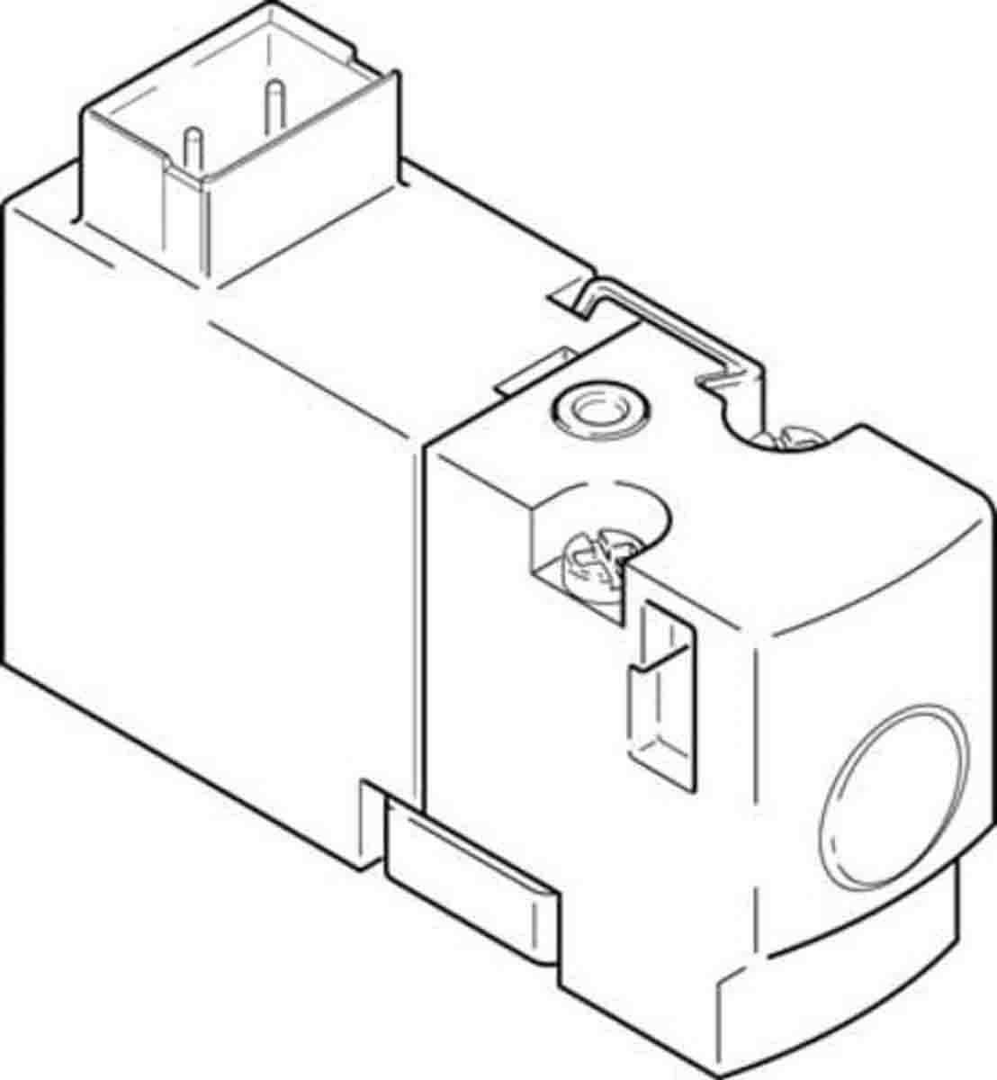 Festo 2/2 Closed Monostable Solenoid Valve - Electrical MHA1 Series, 197005