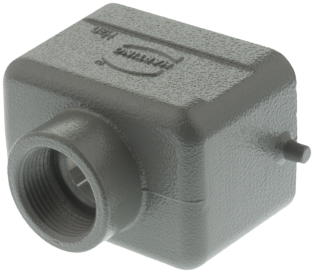 HARTING Han B Heavy Duty Power Connector Hood, PG16 Thread, Top Entry