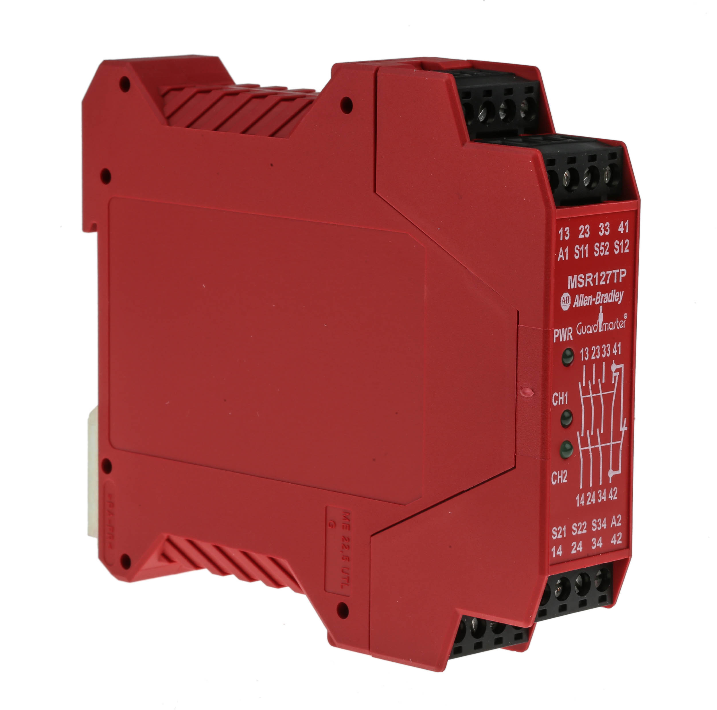 Allen Bradley Guardmaster MSR, Minotaur 440R / MSR127TP 1 Auxiliary Contacts Safety Relay 115V ac, Single Channel 3