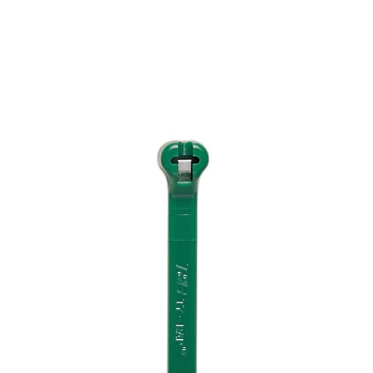 Thomas & Betts Cable Ties, , 185mm x 4.9 mm, Green Nylon, Pk-1000