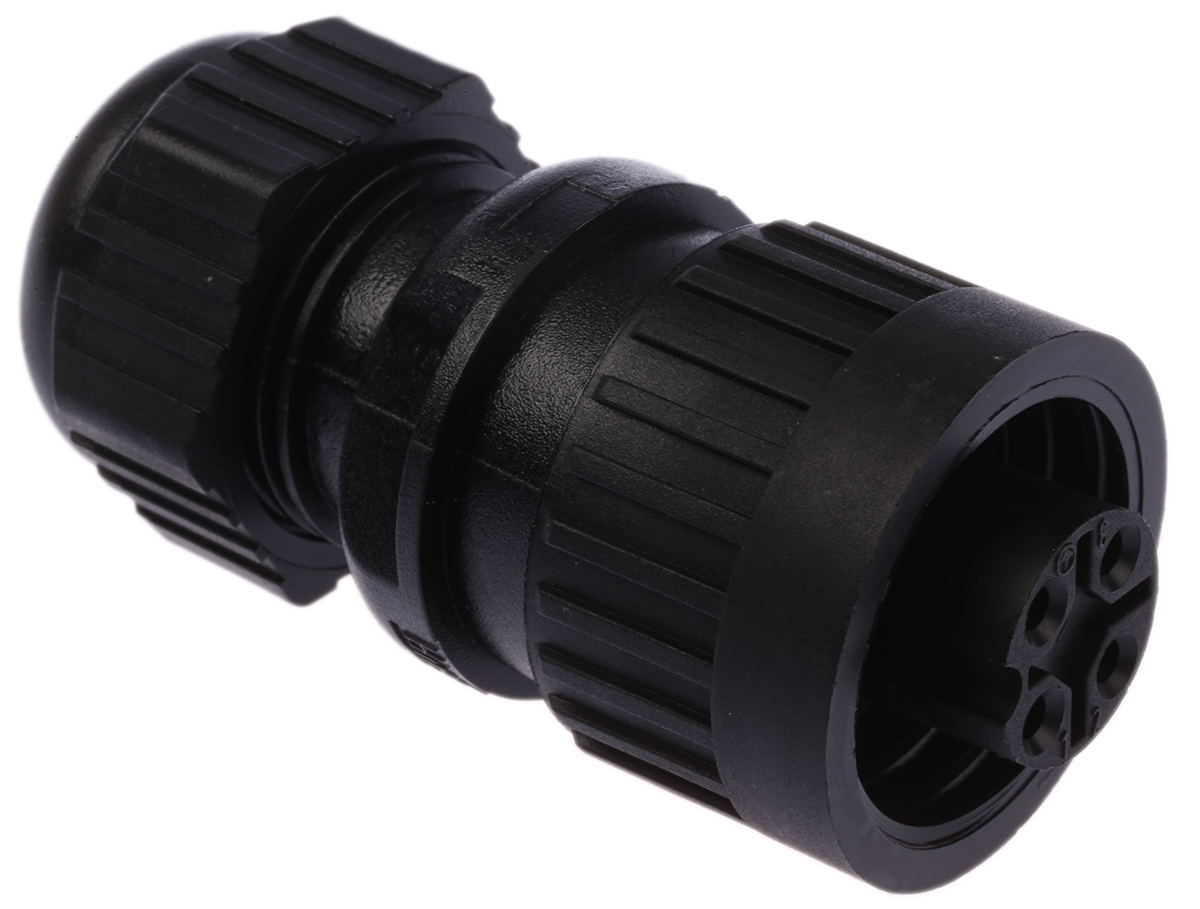 Hirschmann Circular Connector, 3 + PE Contacts, Cable Mount, M22 Connector, Socket, Female, IP67, CA Series