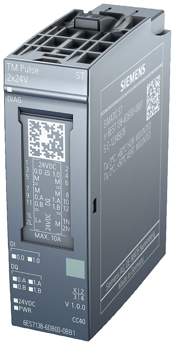 Siemens PLC Expansion Module for Use with ET 200S, Digital, Digital