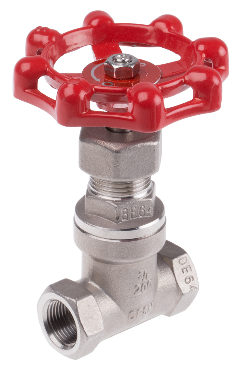 RS PRO Stainless Steel Globe Valve, 3/8 in BSP 32 bar