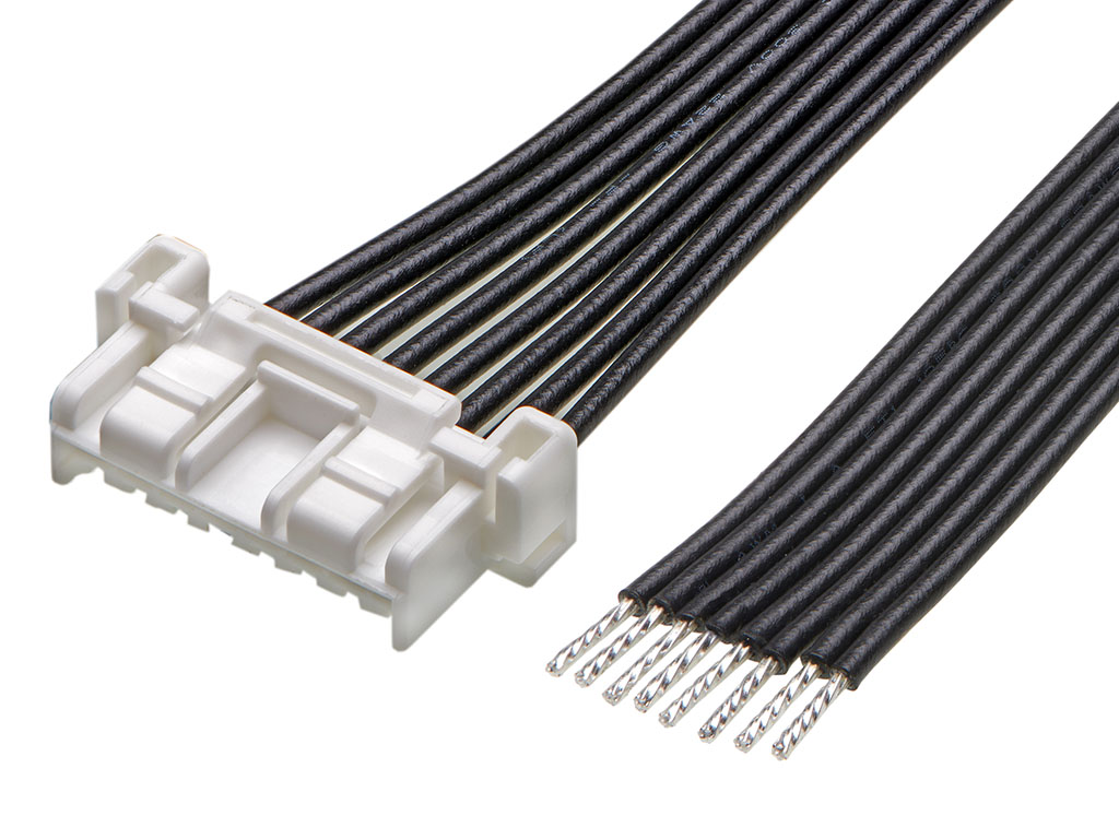 Molex 8 Way Male CLIK-Mate to 8 Way Wire to Board Cable, 300mm