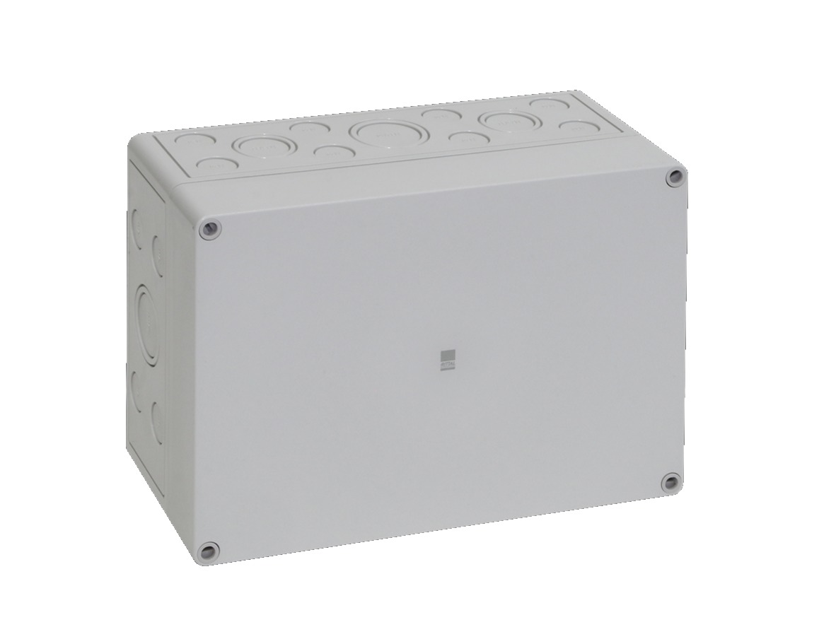 Rittal PK Series Plastic Wall Box, IP66, 180 mm x 254 mm x 111mm