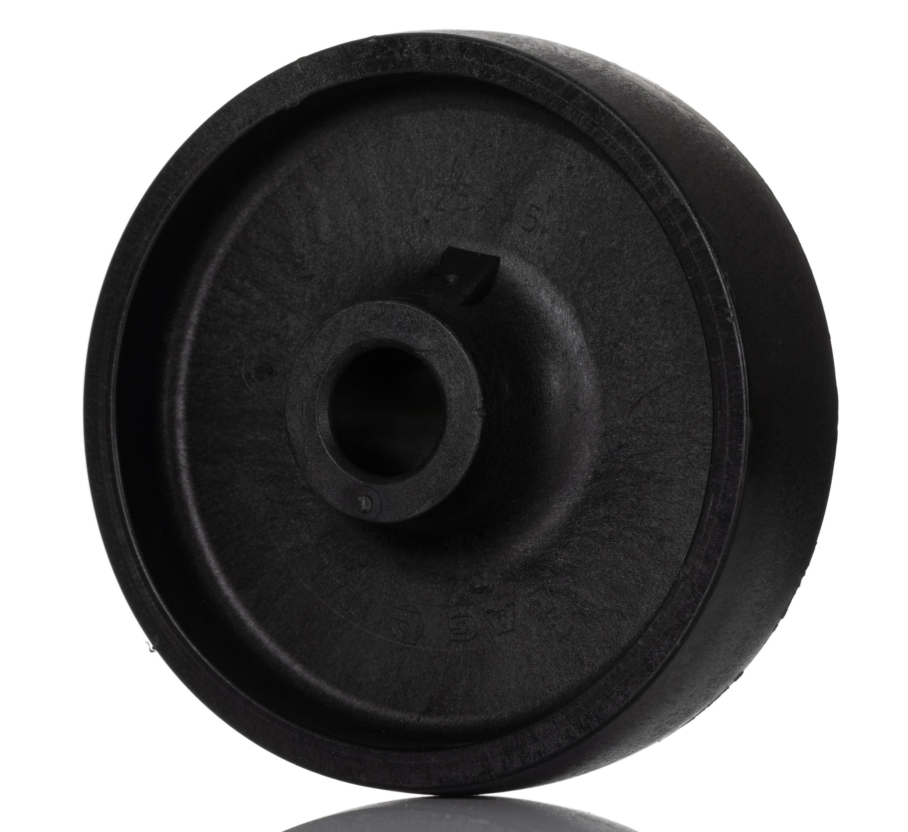 LAG Black Thermoplastic High Temperature Resistant Trolley Wheel, 250kg