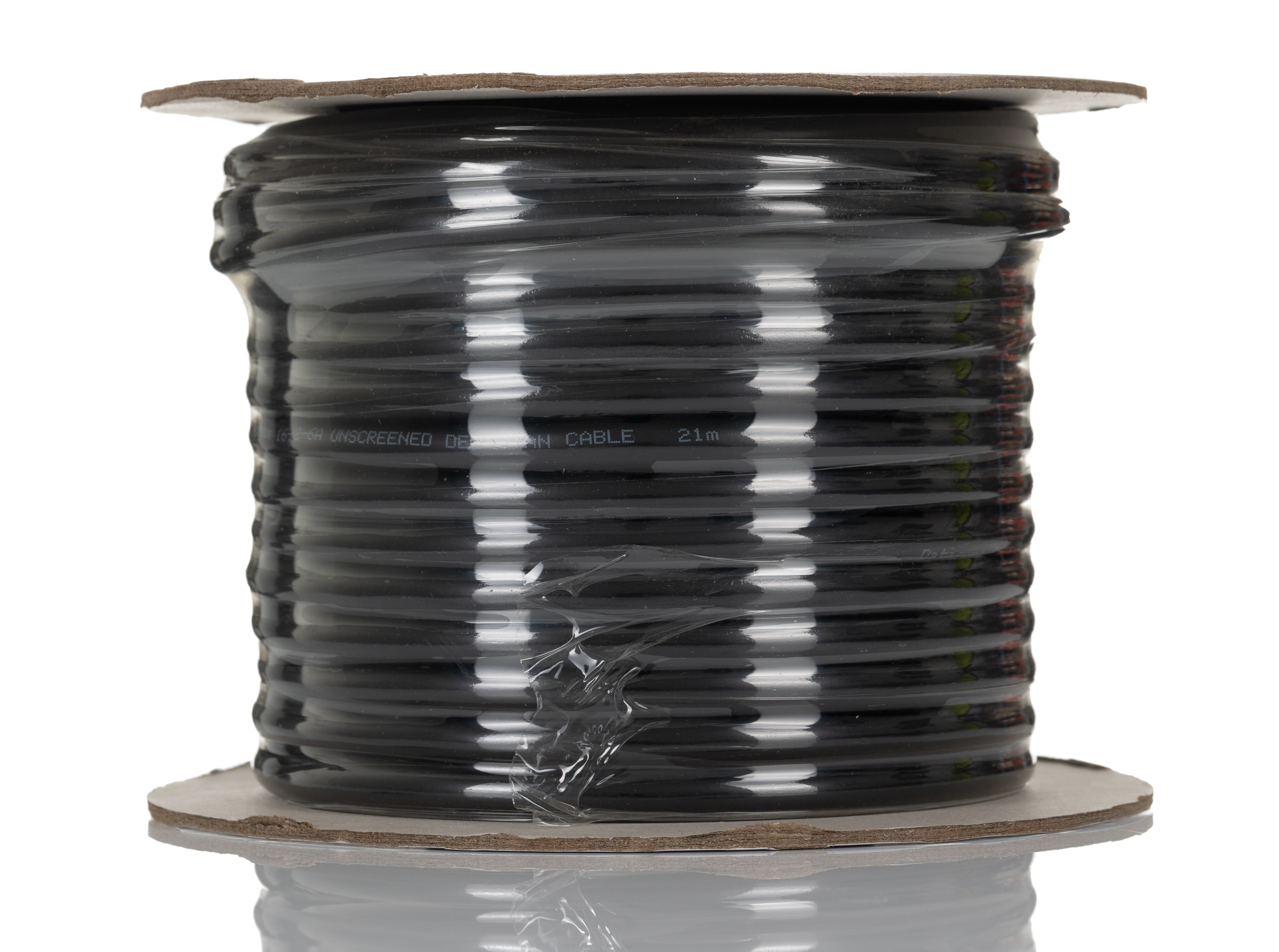 RS PRO Multi-Core Industrial Cable, 6 Cores, 0.5 mm², Unscreened, 25 m, Black Polyvinyl Chloride Sheath