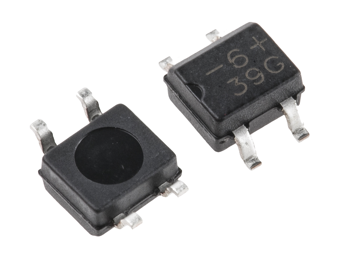 Vishay Bridge Rectifier, 800mA, 600V, 4-Pin