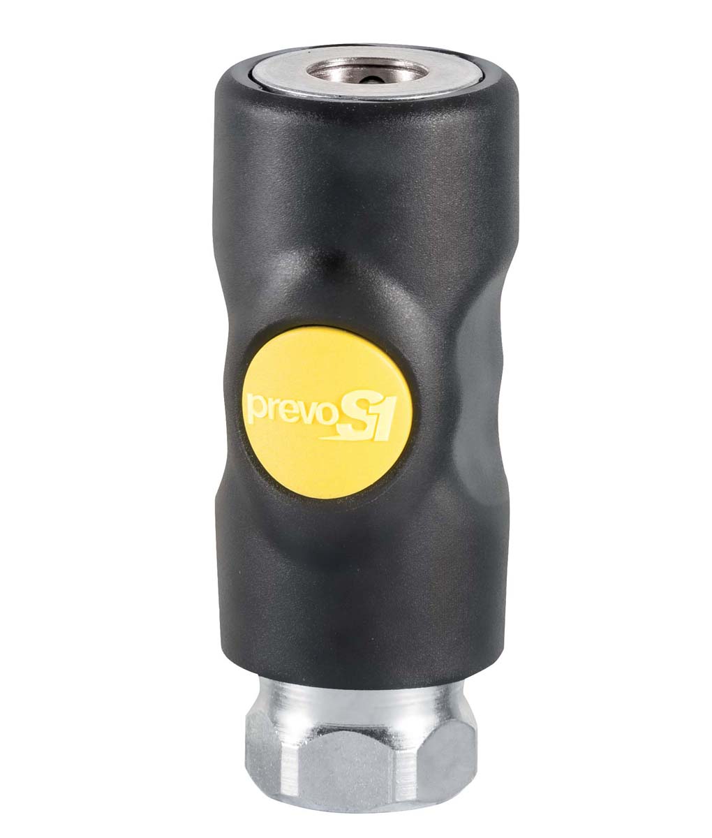 PREVOST Composite Body Male Safety Quick Connect Coupling, G 1/4 Male Threaded