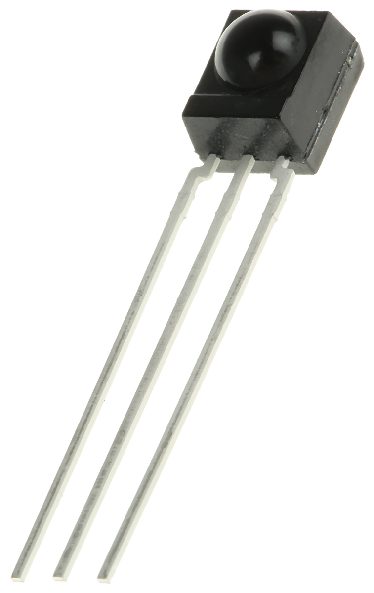 Vishay TSOP4138, 38kHz IR Receiver, 950nm, 45m Range, Through Hole, 6 x 5.6 x 6.95mm